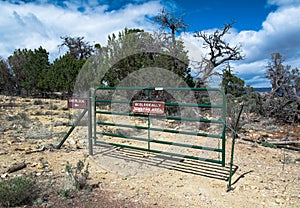 Ecologically Sensitive Area Gate photo