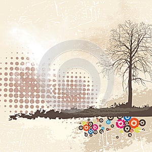 Ecology abstract background