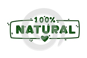 Ecology Badge and Green Eco Label or Sticker Vector Template