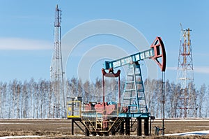 ecology, bionomics. Oil pumps. Oil industry equipment. Beam Pump