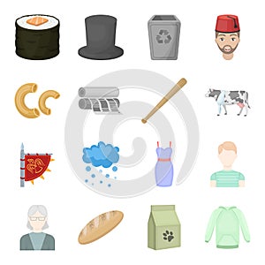 Ecology, business, hobby and other web icon in cartoon style.package, liquid, raglan icons in set collection.