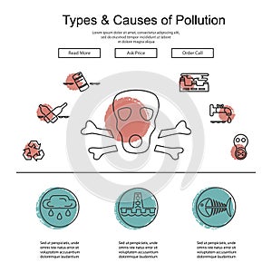 Ecology Business icons for template website