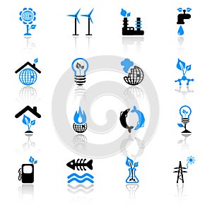 Ecology concept icons