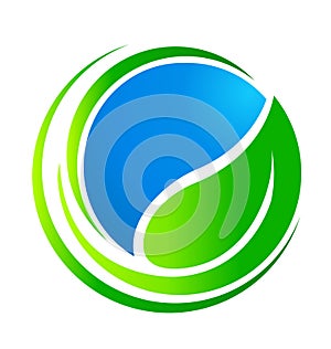 Ecology concept logo