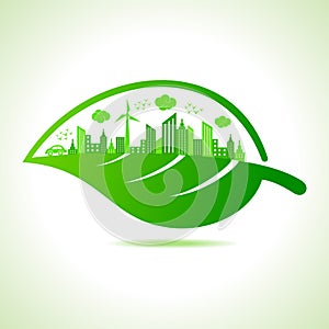 Ecology concept- save nature