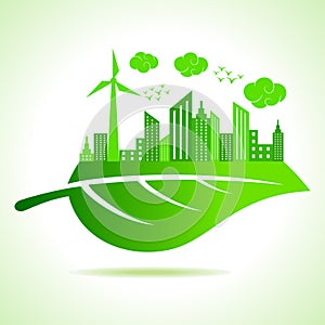 Ecology concept- save nature