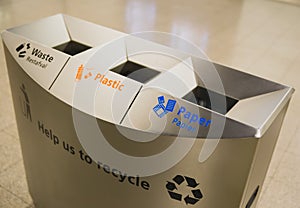 Ecology container recycling bins
