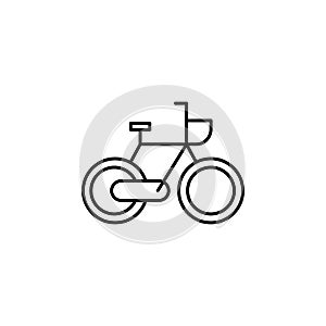 ecology, earth day, bicycle, transport icon. Element of mother earth day icon. Thin line icon for website design and development,