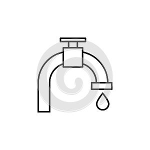 ecology, earth day, save water icon. Element of mother earth day icon. Thin line icon for website design and development, app