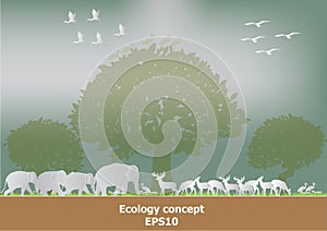 Ecology,Environment concept for heath the Earth