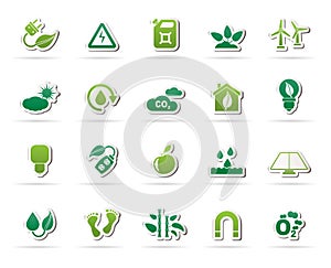 Ecology, Environment and nature icons 3