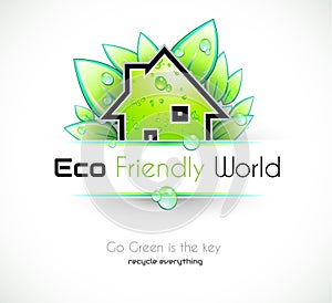 Ecology green background