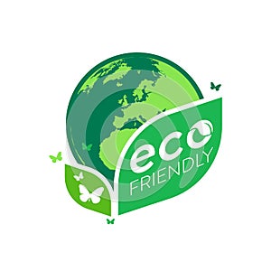 Ecology.Green cities help the world with eco-friendly concept ideas.vector illustration