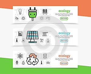 Ecology Horizontal Banners