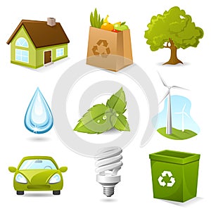 Ecology icon set