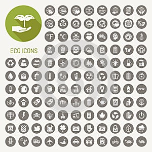 Ecology icons set