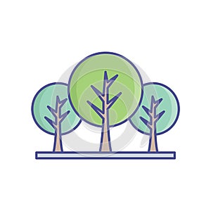 Ecology Line Style vector icon which can easily modify or edit