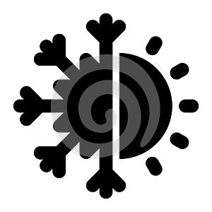 Climate, Clime, Weather Glyph Solid Icon