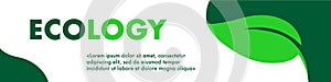 Ecology Template. Ecology Banner.