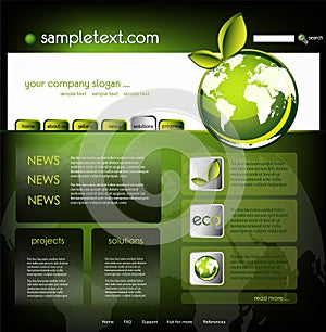Ecology website template