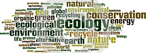 Ecology word cloud