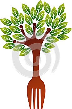 Fork tree logo