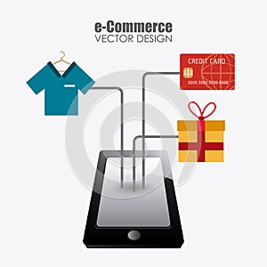 Ecommerce design, vector illustration.