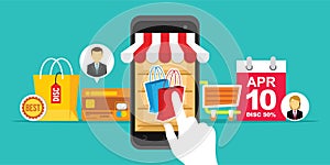 Ecommerce easy mobile shopping online store