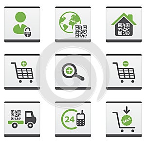 Ecommerce icons set