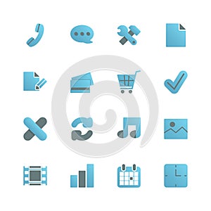 Ecommerce iconset for web design