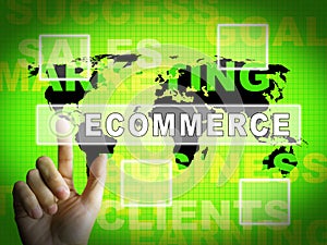 Ecommerce Platform Virtual Marketplace Portal 3d Illustration