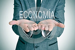 Economia, economy in spanish photo