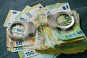 economic crimes.Arrest on bank accounts and property in Europe. Corruption and waste of the budget in the European Union