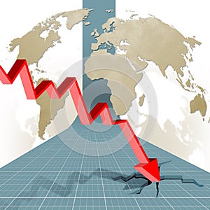 Economic crisis: output in decline
