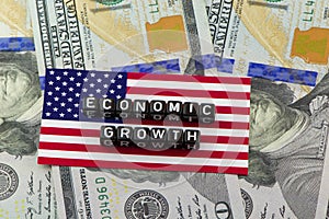 The economic growth of US GDP