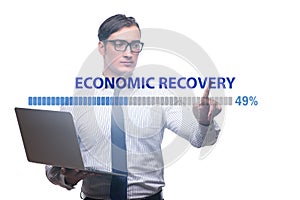 Economic recovery concept after the crisis