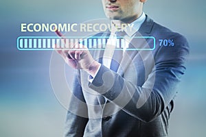 Economic recovery concept after the crisis