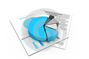 Economical business diagram photo