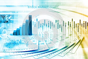 Economical stock market graph