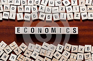 Economics word concept