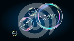 The economy is hugely bloated in the soap bubble. System will burst soon and destroyed