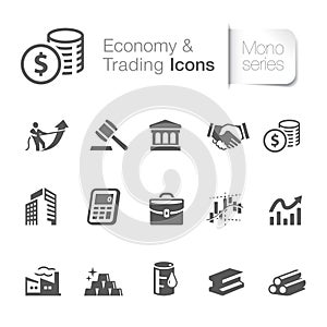 Economy & trading icons