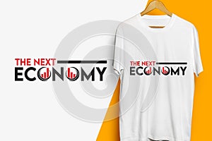 Economy Wordmark Logo Design Template photo