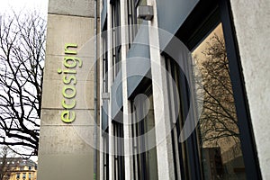 a ecosign company logo