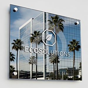 Ecosolutions office building sign