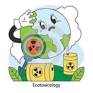 Ecotoxicology. Research of toxic waste impact on planet environment.