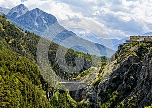 Ecrins mountains in Hautes Alpes Provence