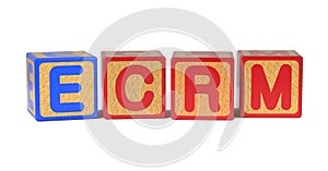 ECRM - Colored Childrens Alphabet Blocks.