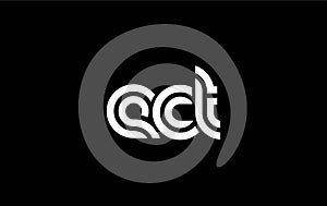 ECT Creative Unique Modern Letter Logo Design