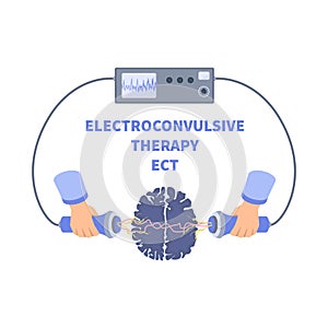 ECT electroconvulsive therapy for severe depression treatment